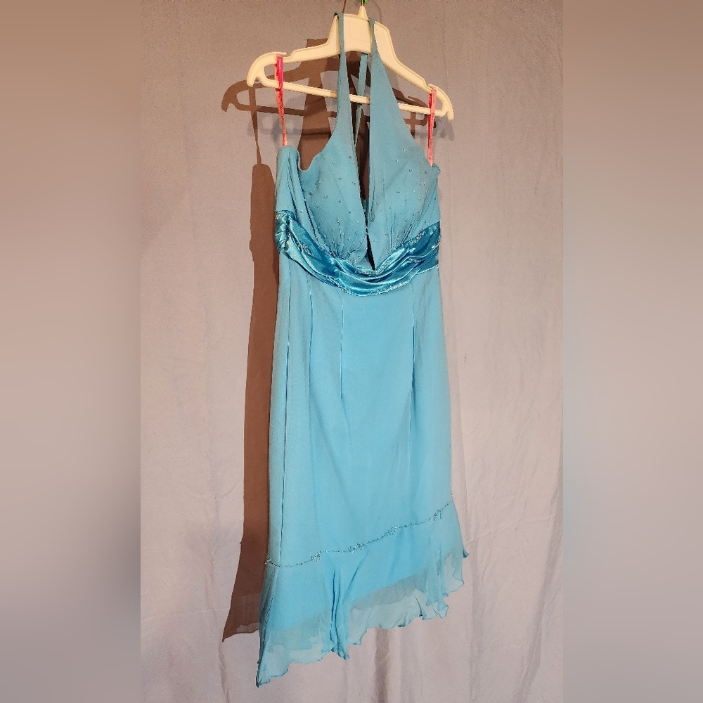 Maggie Sottero Flirt Prom Gown- P4038 - Turquoise
